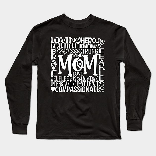 Awesome, beautiful and loving mother Long Sleeve T-Shirt by Houseofwinning